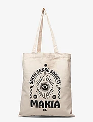 Makia - Sixth Tote Bag - laagste prijzen - ecru - 0