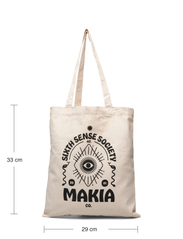 Makia - Sixth Tote Bag - laagste prijzen - ecru - 4