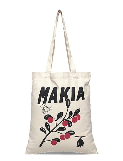 Makia Lingon Tote Bag - Shoppers & Tote Bags - ECRU / cream