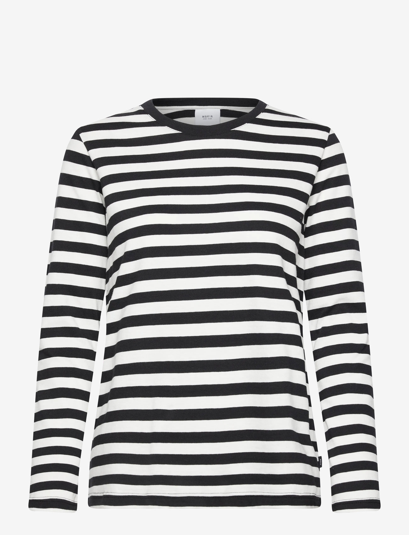 Makia - Verkstad Long Sleeve - efterårstøj - black - off white - 0