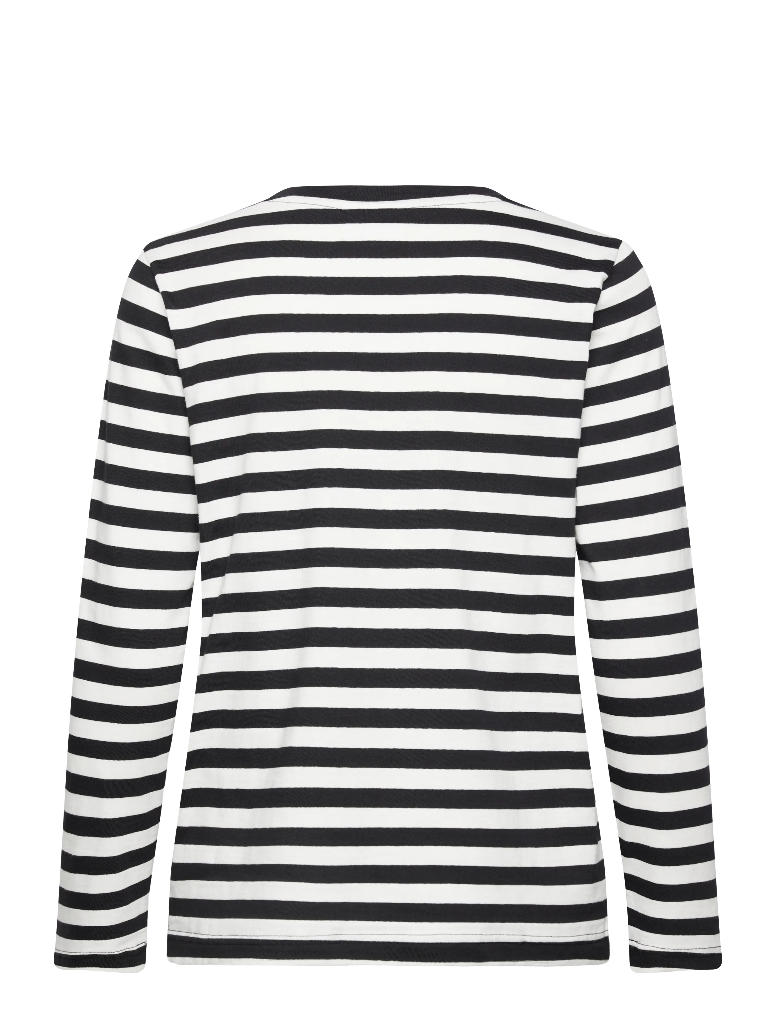 Makia - Verkstad Long Sleeve - topi ar garām piedurknēm - black - off white - 1