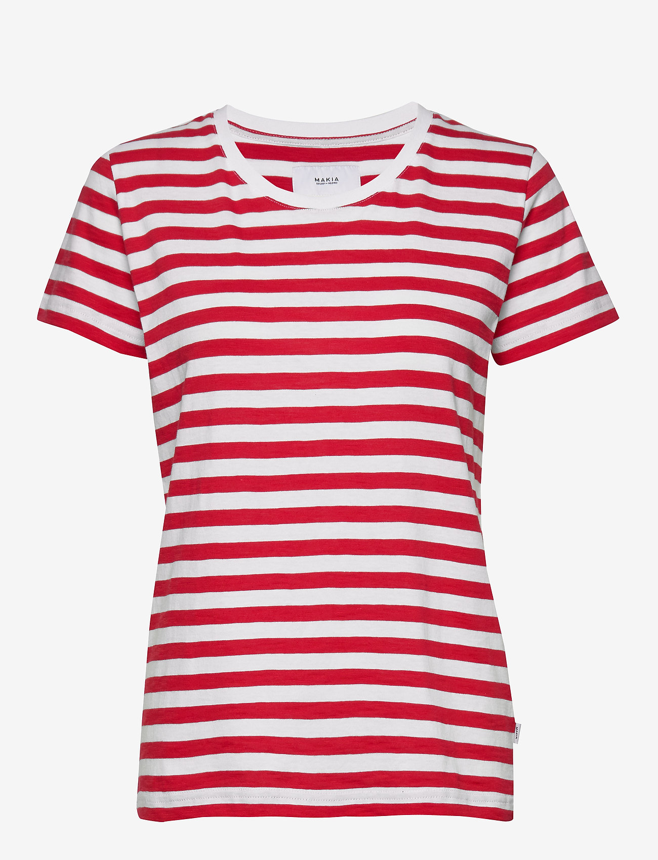 Makia - Verkstad T-Shirt - red-white - 0
