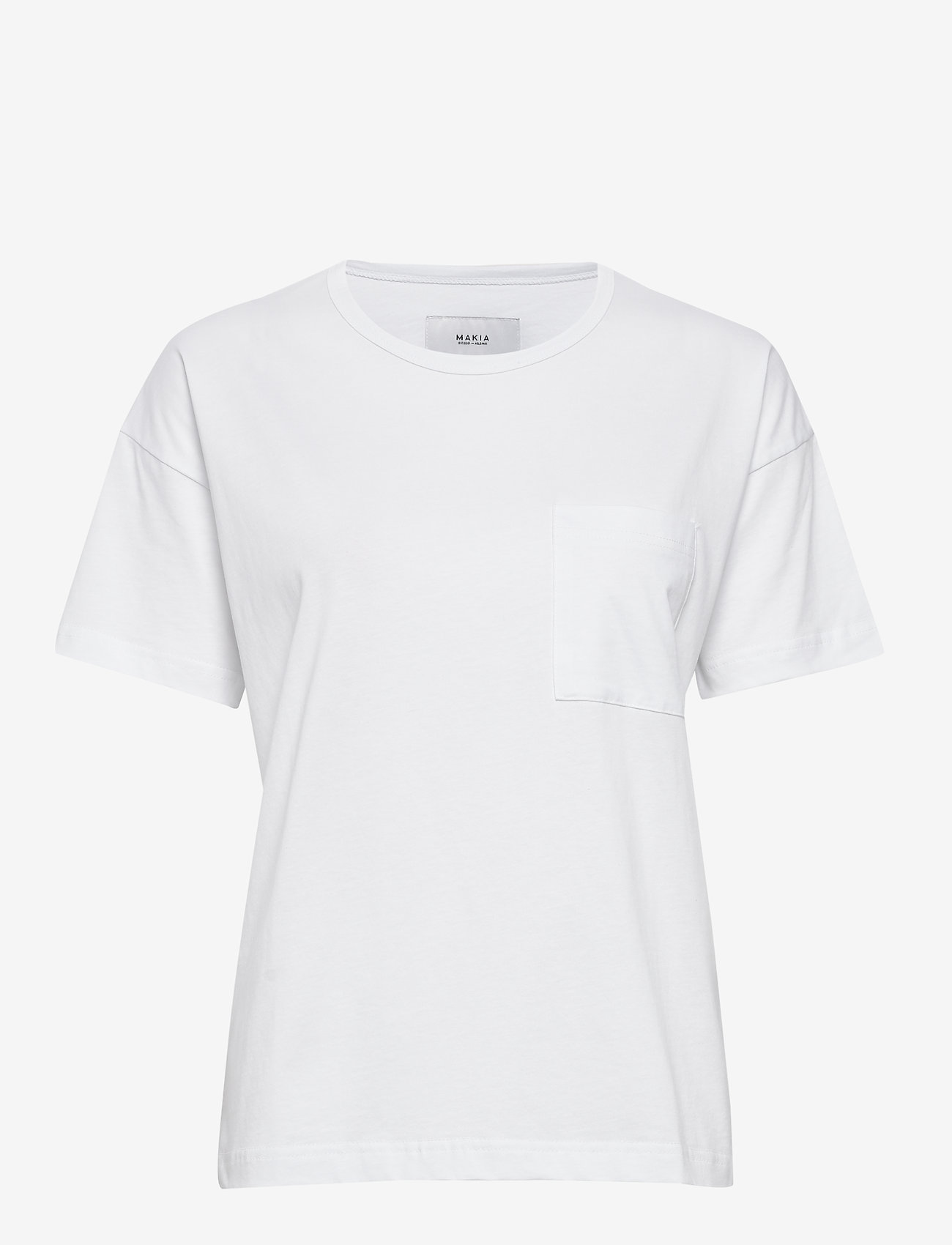 Makia - Dusk T-Shirt - laveste priser - white - 0