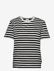 Makia - Verkstad T-Shirt - t-shirt & tops - black-white - 0