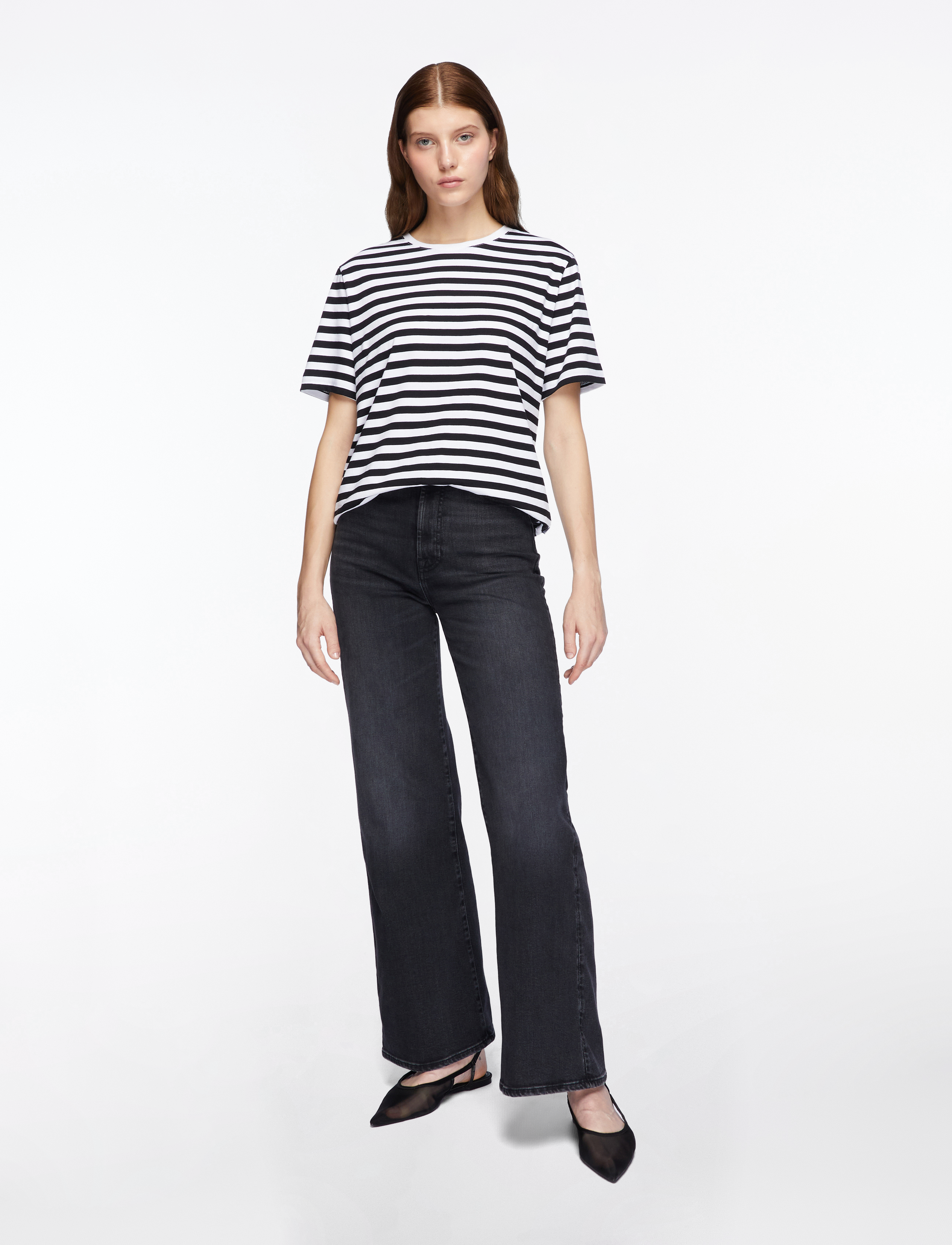 Makia - Verkstad T-Shirt - black-white - 2