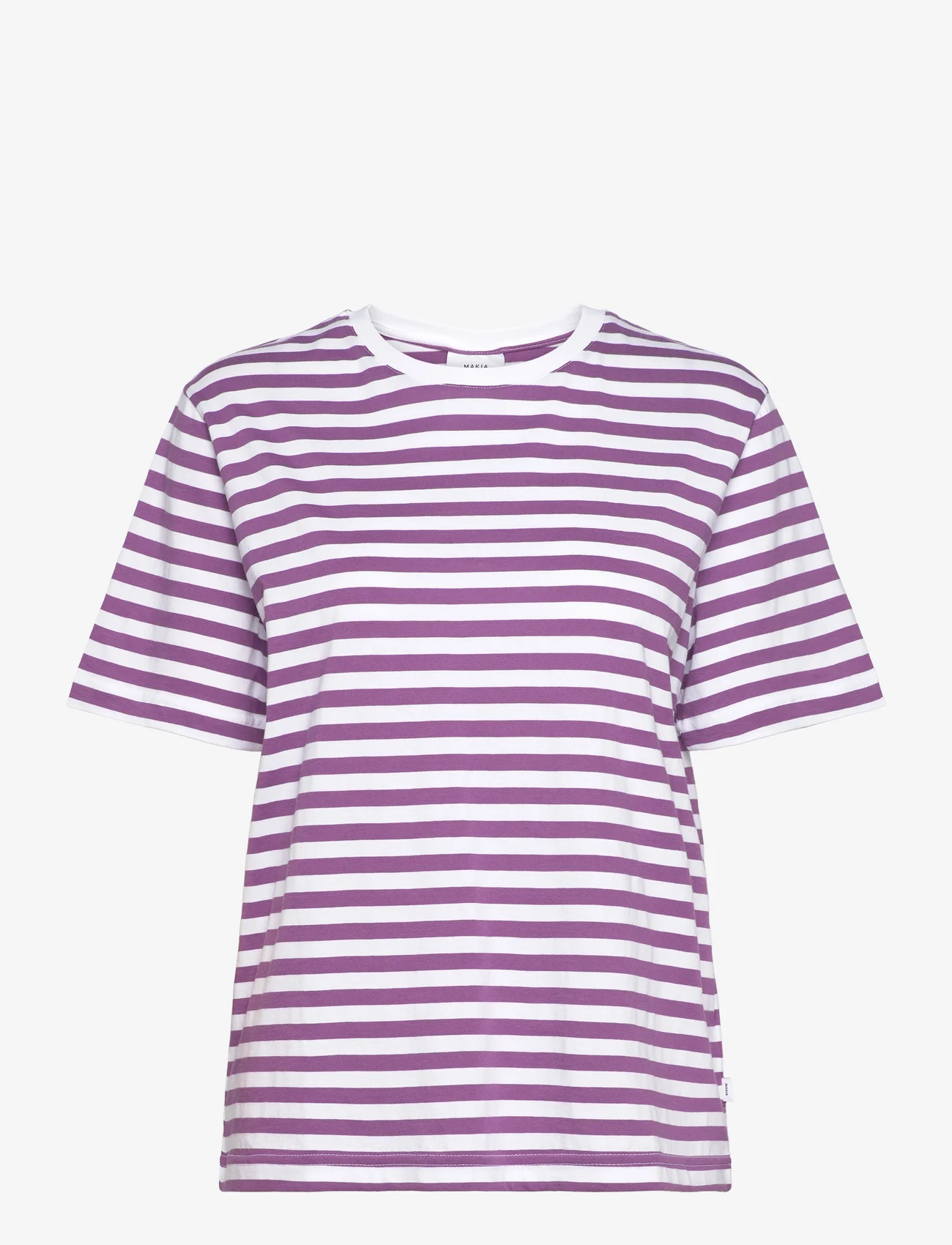 Makia - Verkstad T-Shirt - lägsta priserna - purple-white - 0