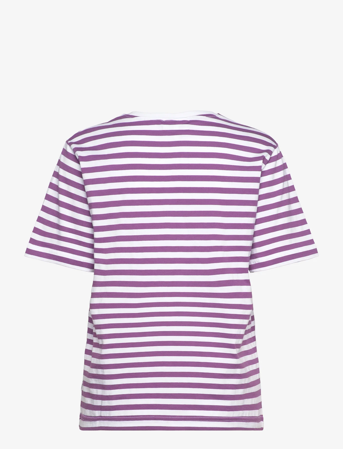 Makia - Verkstad T-Shirt - laveste priser - purple-white - 1