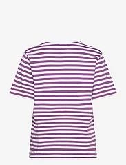Makia - Verkstad T-Shirt - t-shirt & tops - purple-white - 1