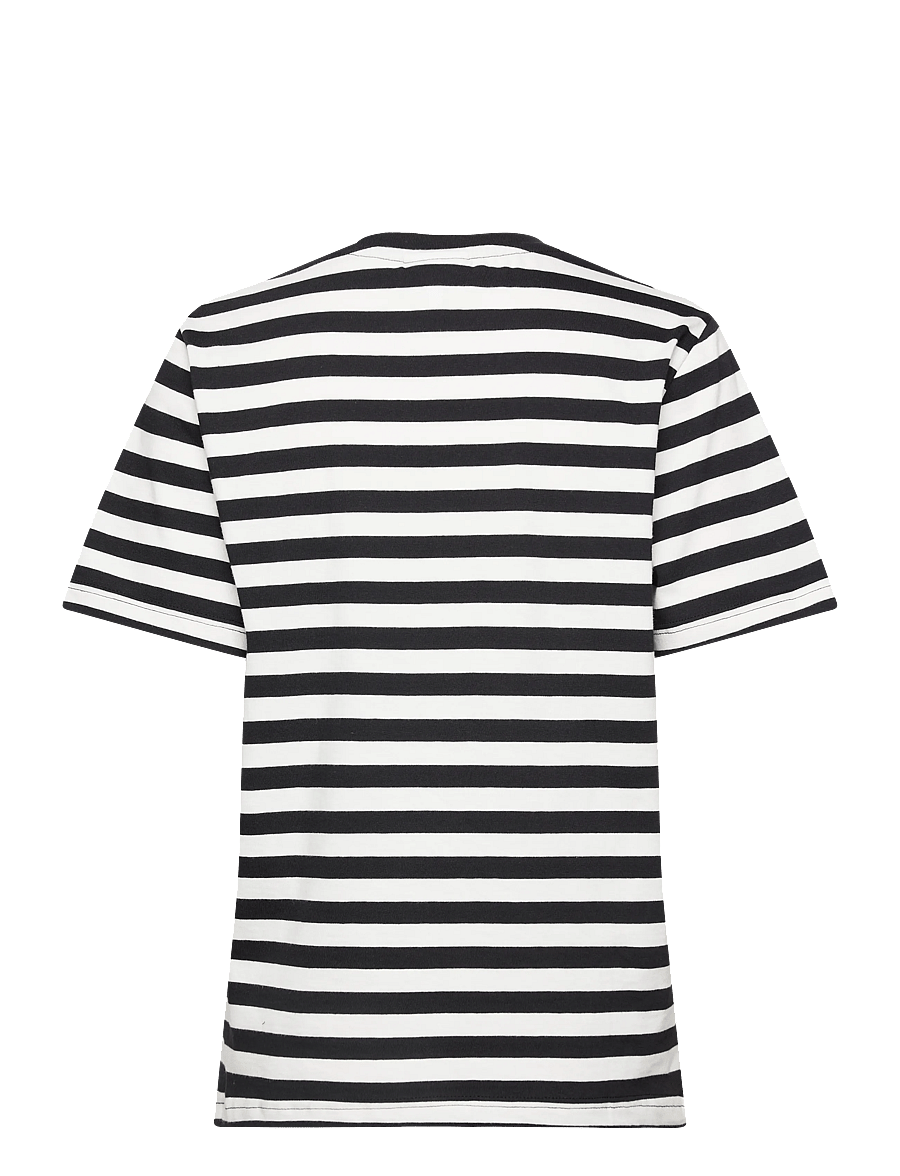 Makia - Verkstad T-shirt - t-shirts - black - off white - 1
