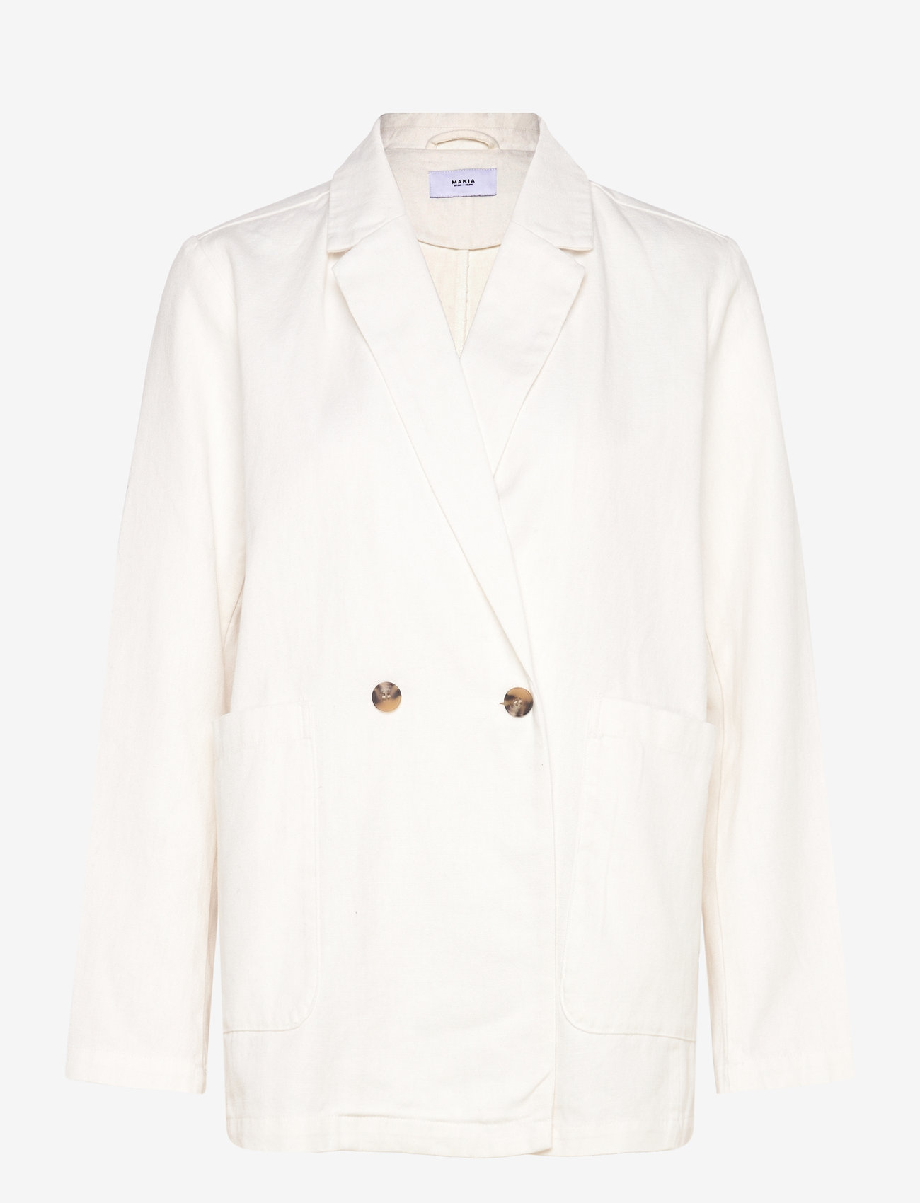 Makia - Kora Blazer - dobbeltradede blazere - natural white - 0