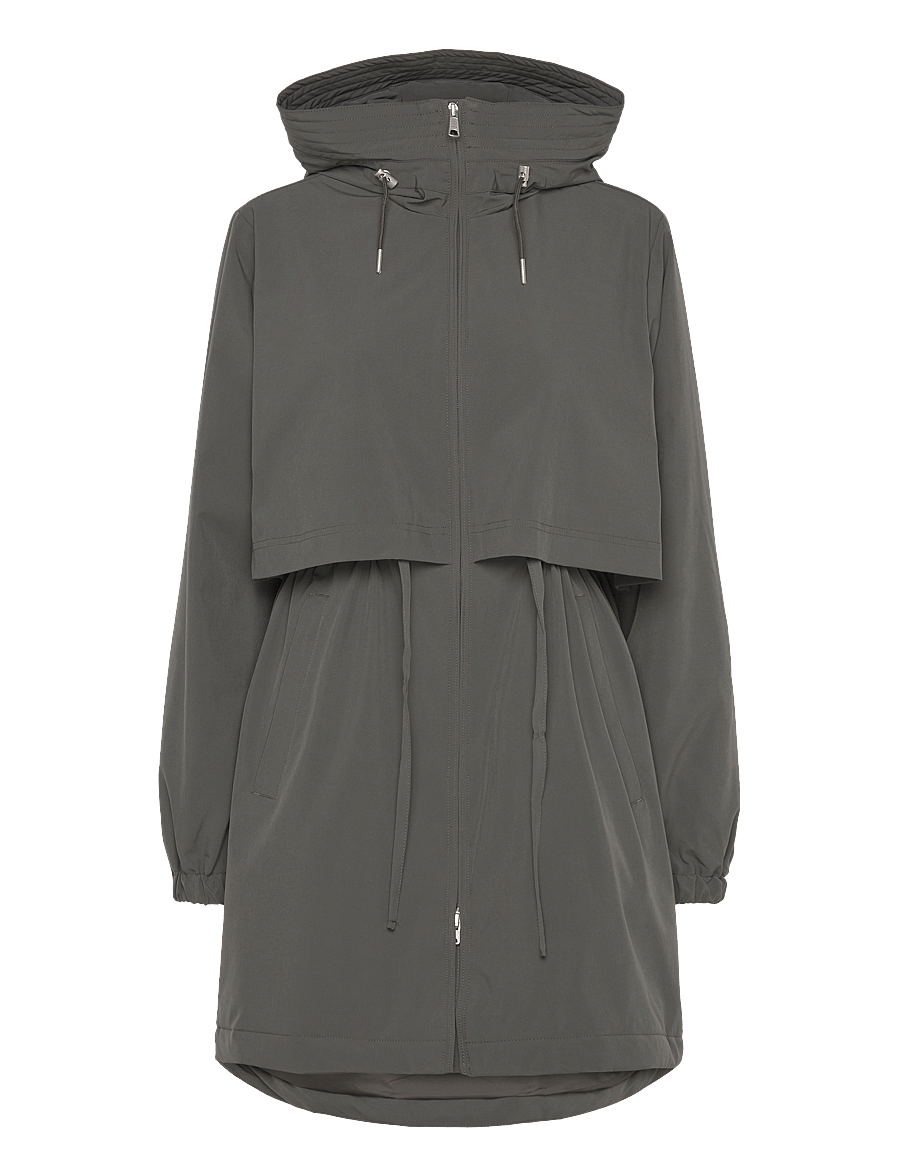 Makia - Laina Jacket - paltai - dusty olive - 1