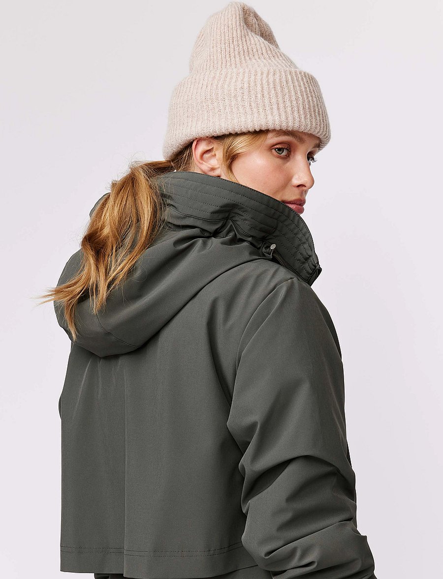 Makia - Laina Jacket - paltai - dusty olive - 4