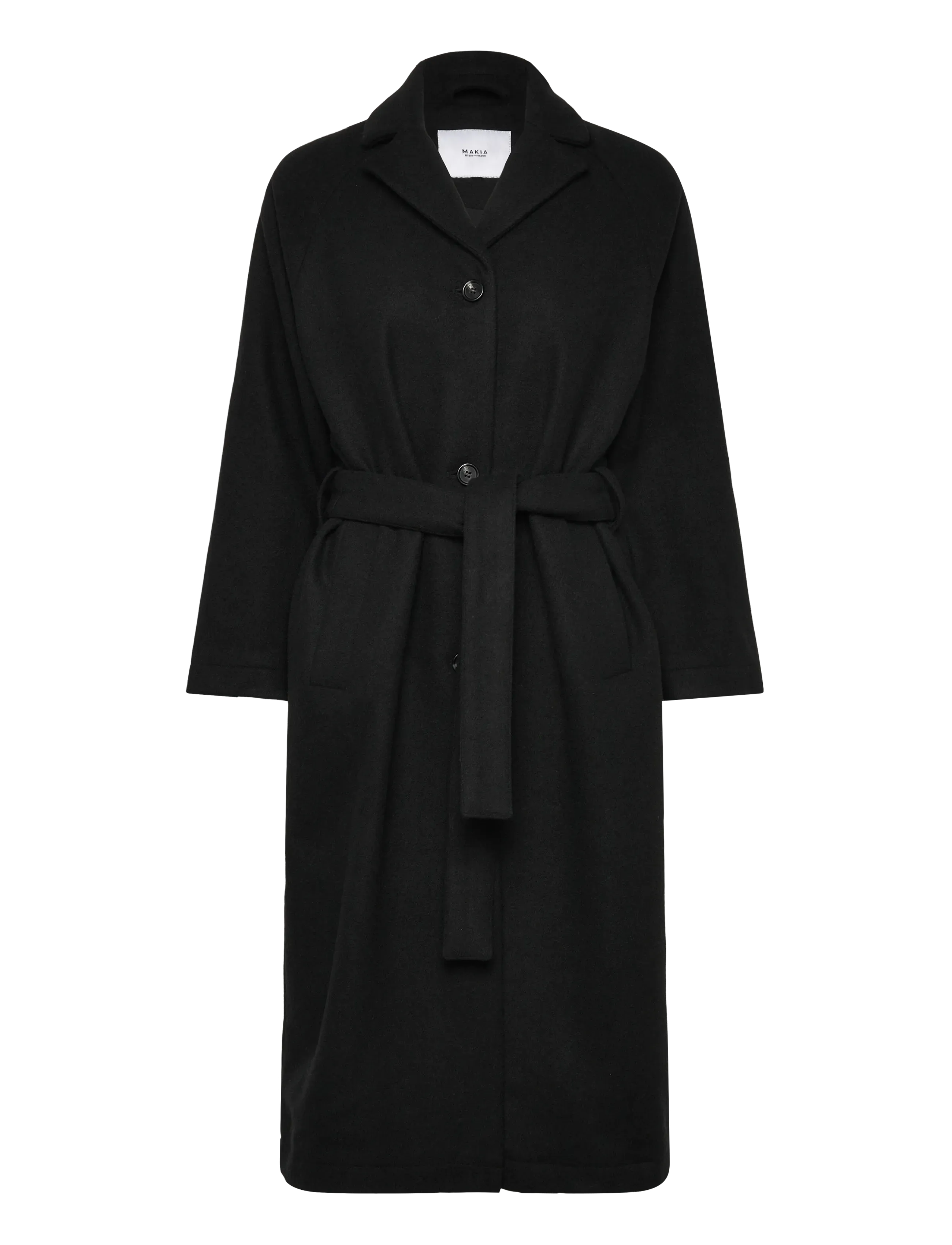 Makia Amelia Coat - Makia - BLACK / black