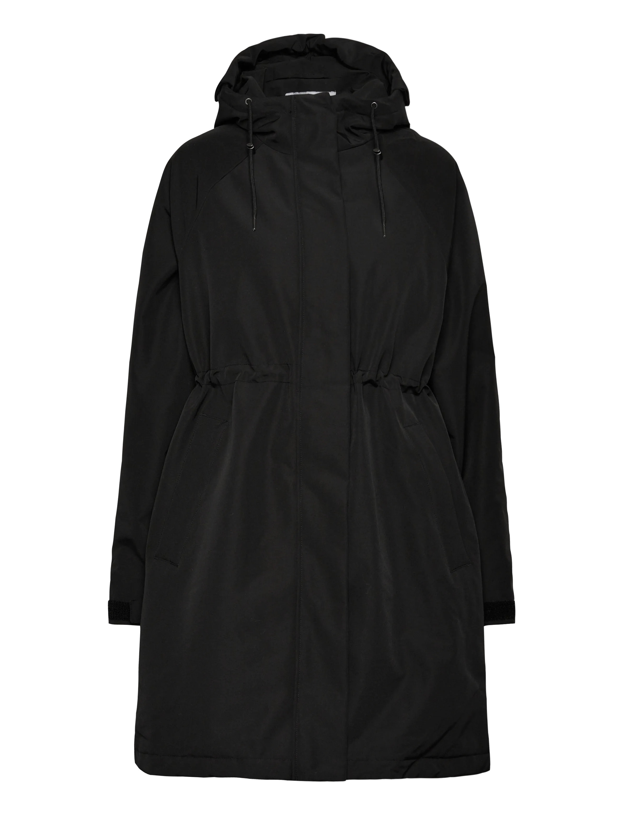 Makia Kaija Coat, S, Oberbekleidung, Schwarz - Parka Coats, Frauen