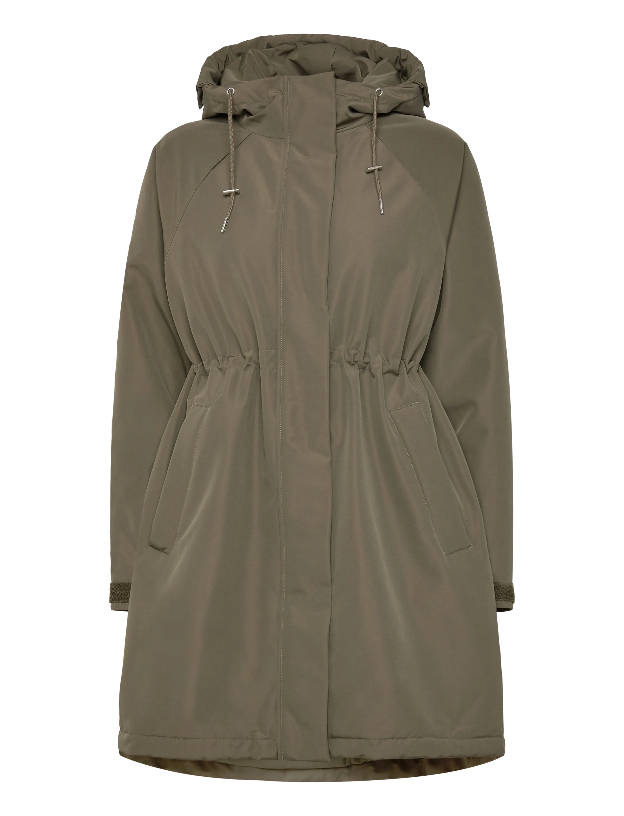 Makia Kaija Coat, M, Oberbekleidung, Khakigrün - Parka Coats, Frauen