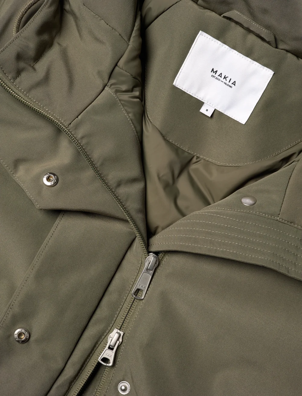 Makia - Kaija Coat - parkad - dusty olive - 2