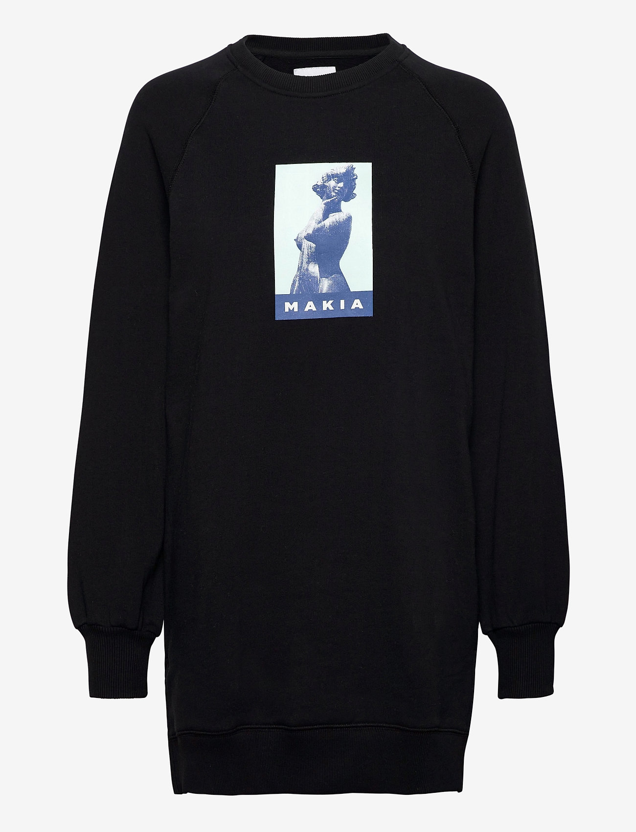 Manta Long Sweatshirt - BLACK