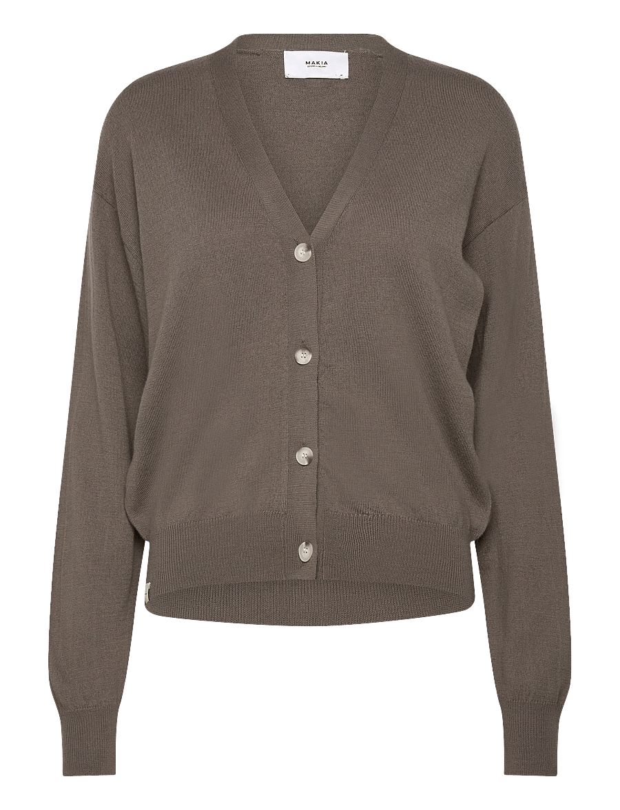 Makia - Hanna Cardigan - koftor - dark green - 0