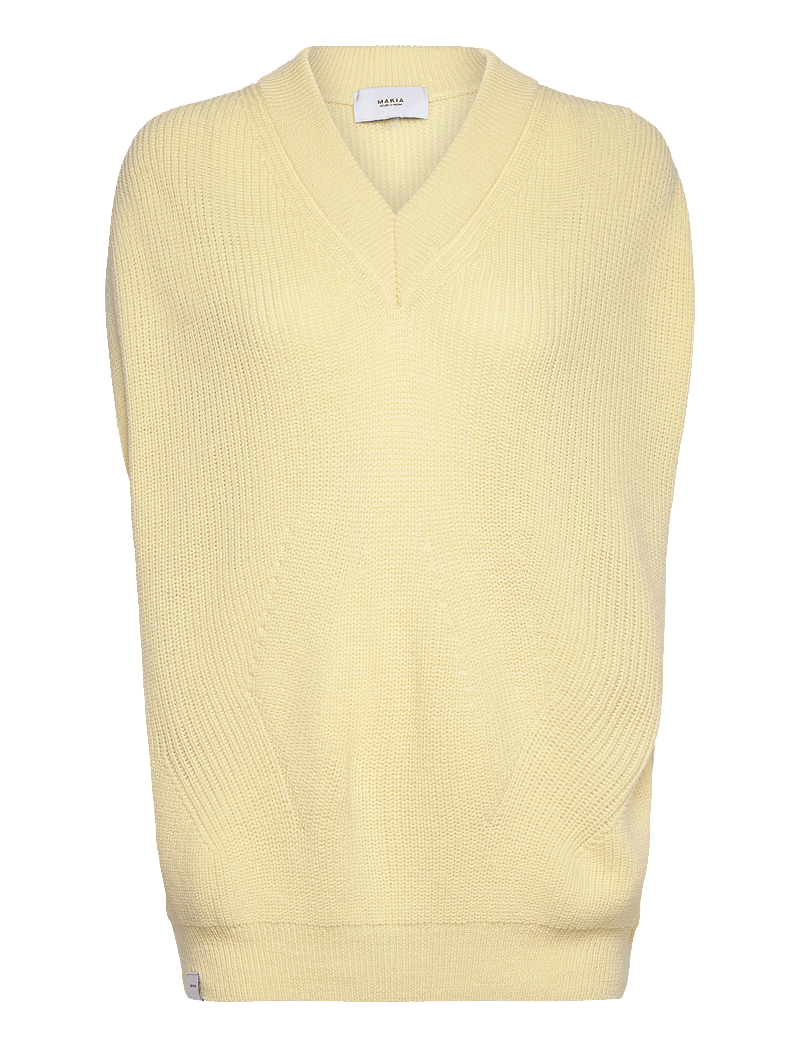 Makia - Esther Slipover - stickade västar - lemon - 0