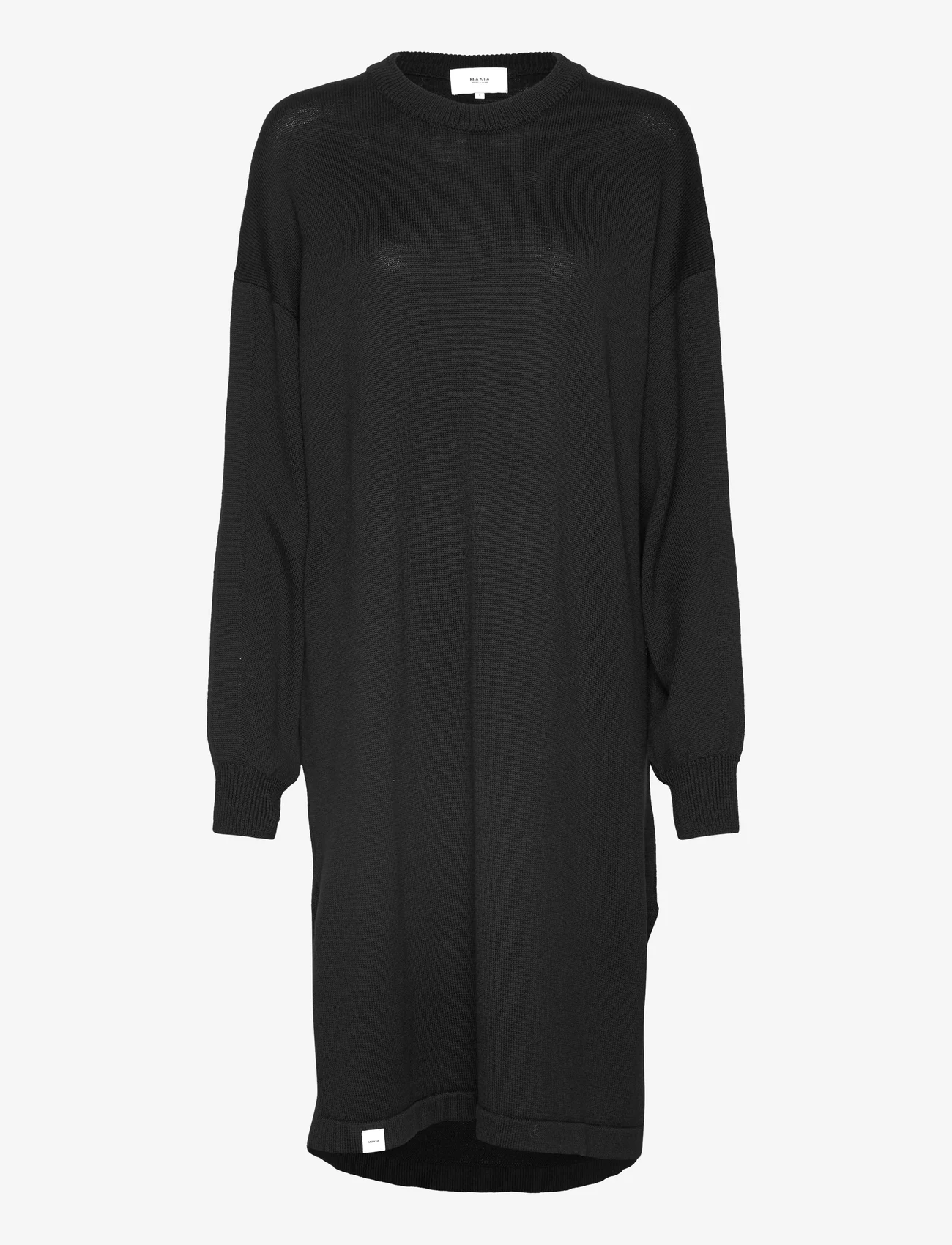 Makia - Saga Dress - knitted dresses - black - 0
