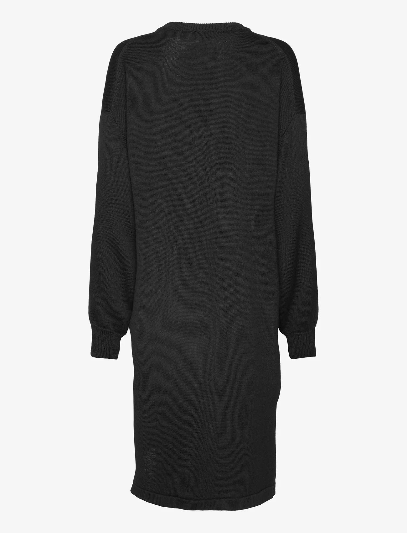 Makia - Saga Dress - knitted dresses - black - 1