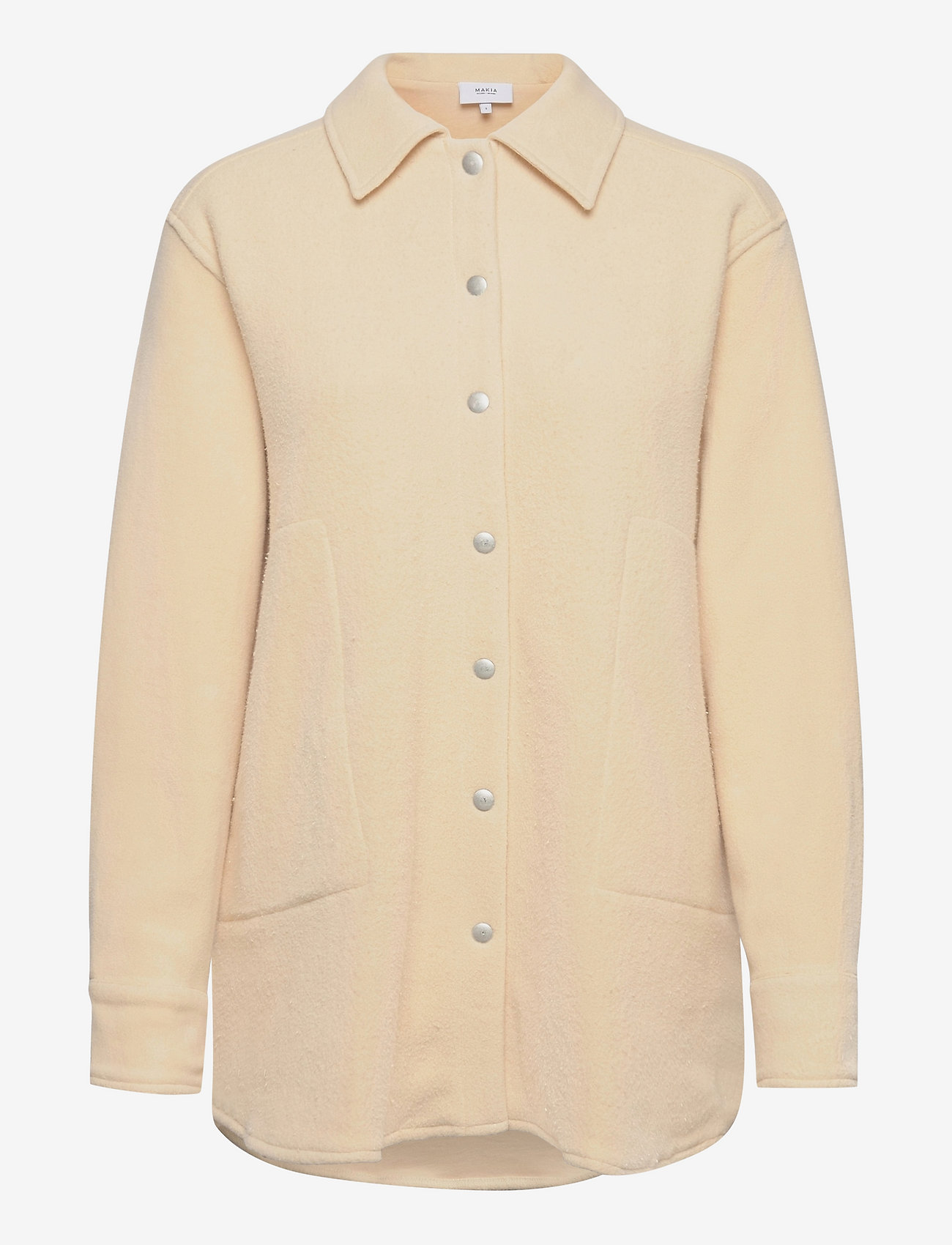 Makia - Luna Overshirt - efterårstøj - light beige - 0