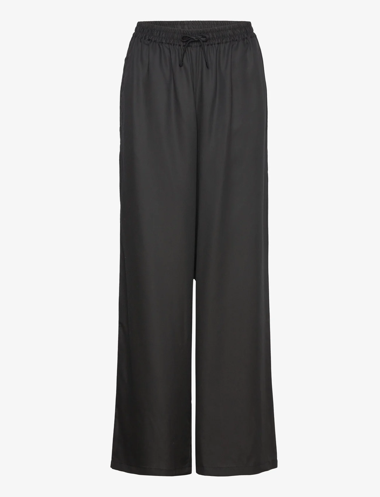 Makia - Ley Trousers - wide leg trousers - black - 0