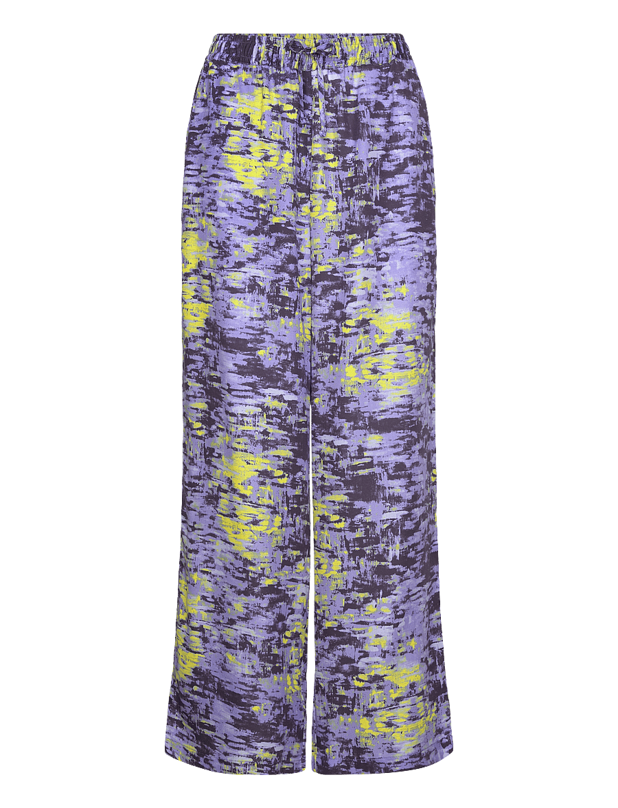 Makia - Ley Trousers - bikses ar platām starām - pond - 1