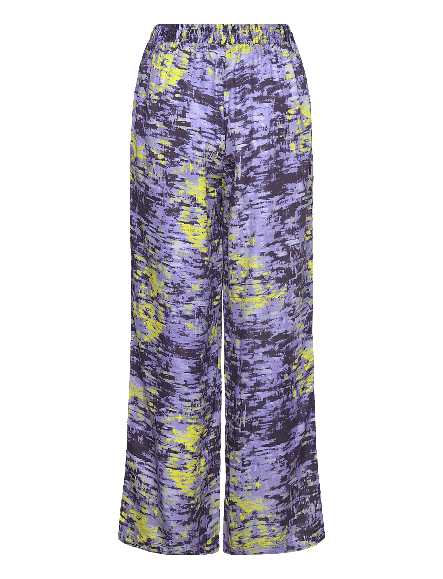 Makia - Ley Trousers - bikses ar platām starām - pond - 2