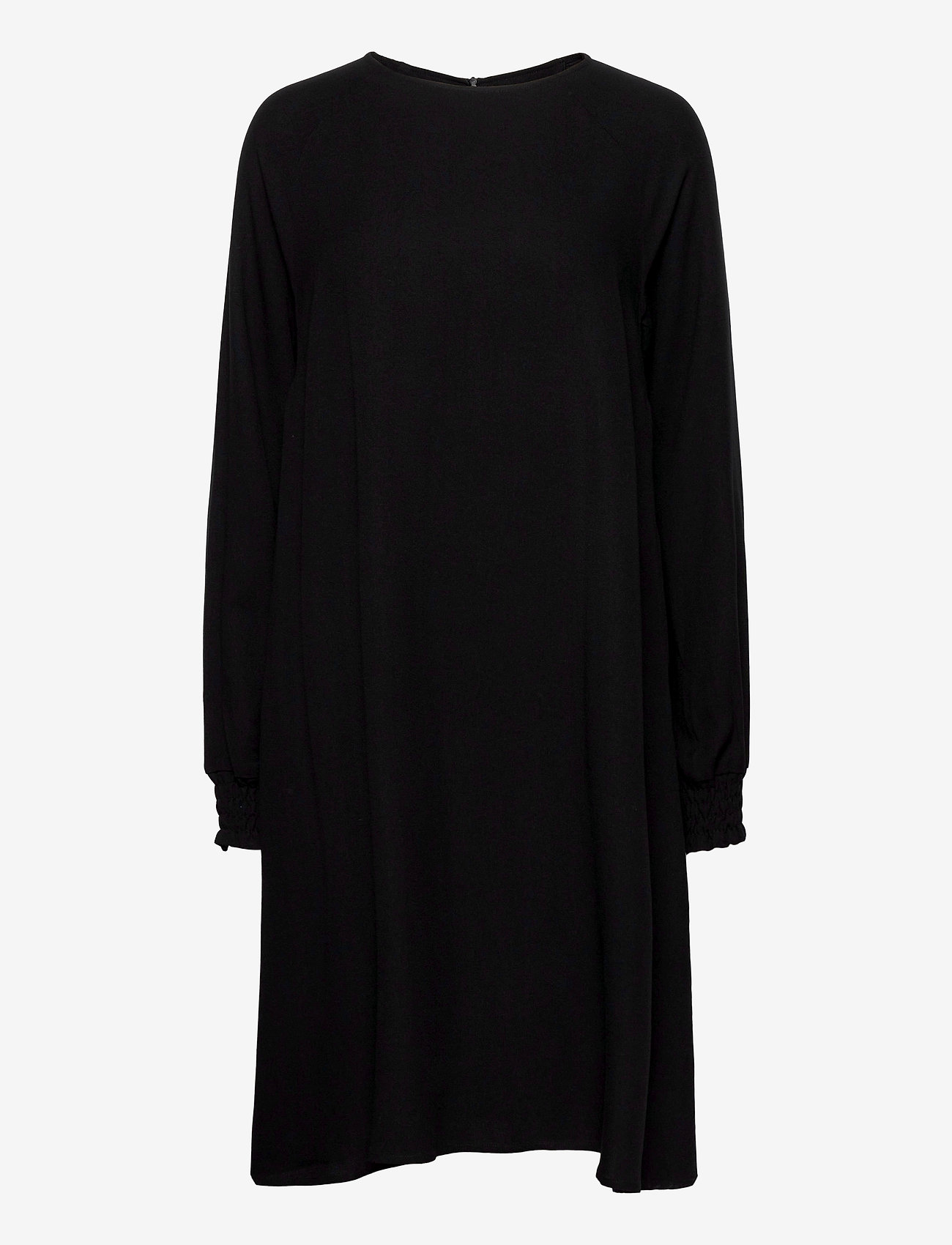 Makia - Nominal Long Sleeve Dress - midimekot - black - 0