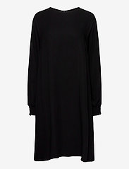 Nominal Long Sleeve Dress - BLACK