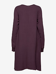 Makia - Nominal Long Sleeve Dress - midimekot - wine - 1