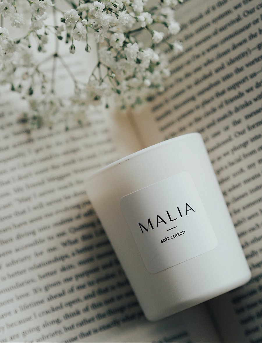 MALIA - Soft cotton candle small - above 500kr - soft cotton - 3