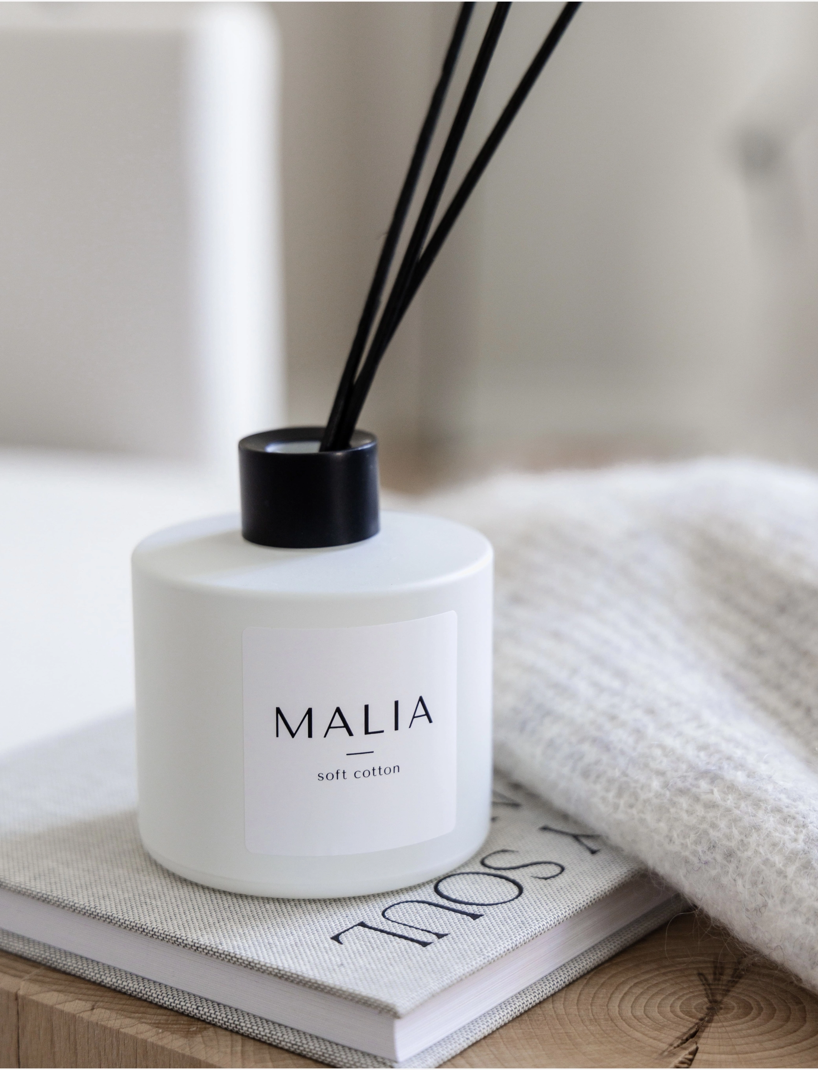 MALIA - Soft cotton diffuser - tuoksukynttilät - soft cotton - 1