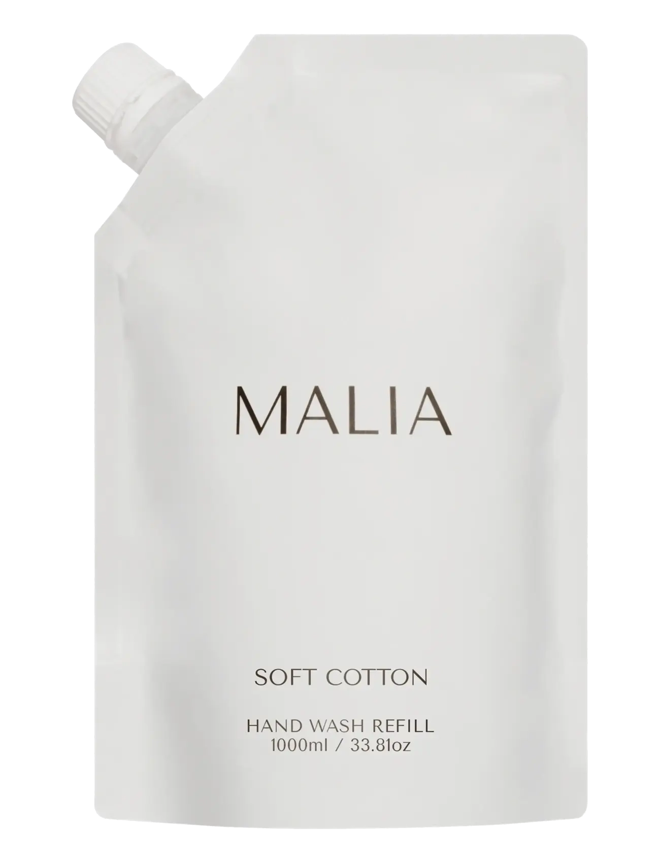 MALIA Soft Cotton Hand Wash Refill, Håndsæbepåfyldning, Hvid, Str: 1000 ML