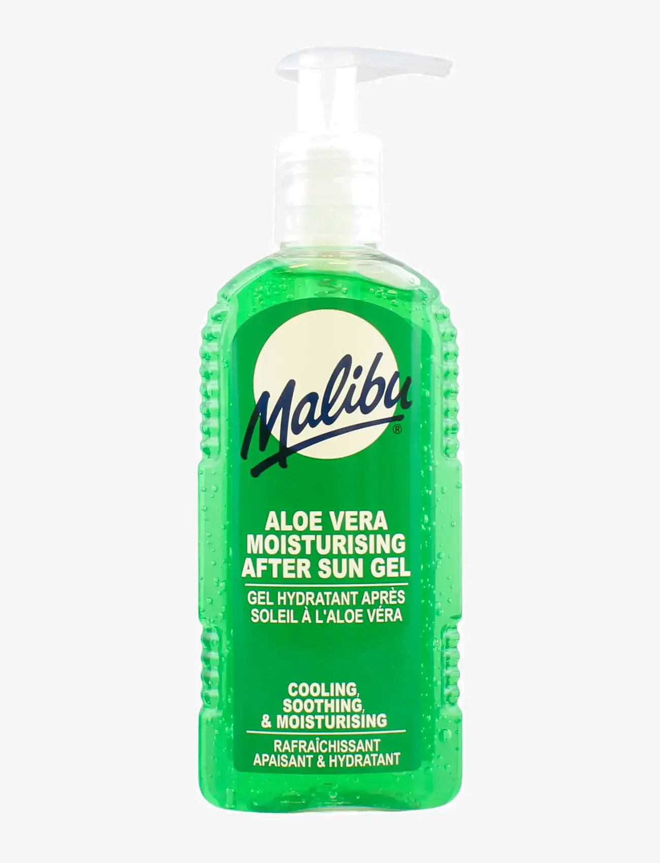 Malibu - MALIBU 200ML ALOE VERA AFTER SUN MOISTURISING GEL - kropspleje - transparent - 0