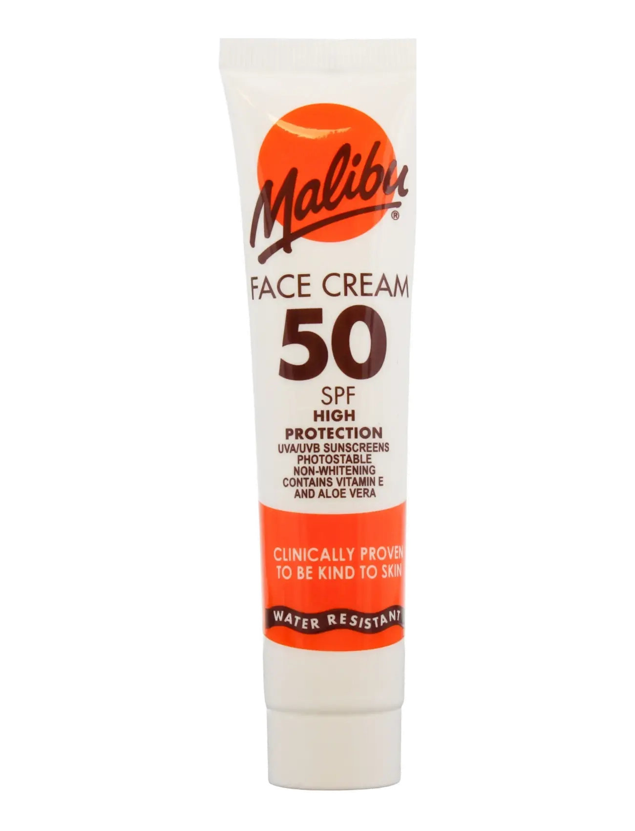 Malibu MALIBU 40ML FACE CREAM SPF 50 - Sólarvörur - TRANSPARENT / clear