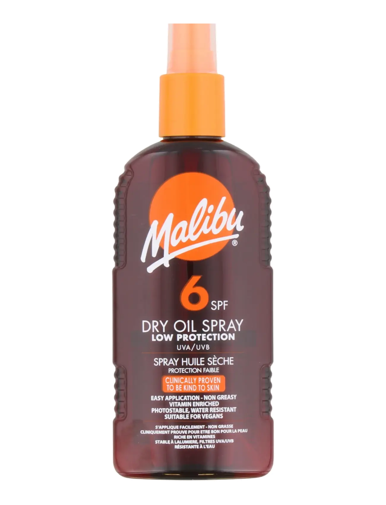 Malibu MALIBU 200ML SPF 6 DRY OIL SPRAY - Beauty - Herre - TRANSPARENT / clear