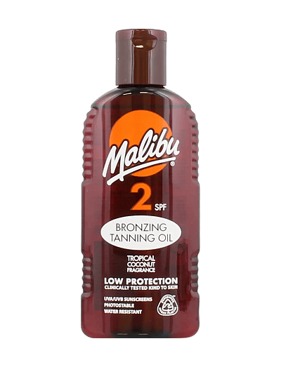 Malibu MALIBU 200ML SPF 2 BRONZING TANNING OIL - Keha - TRANSPARENT / clear