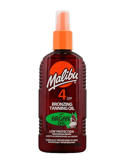 Malibu MALIBU 200ML SPF 4 TANNING OIL ARGAN - Keha - TRANSPARENT / clear