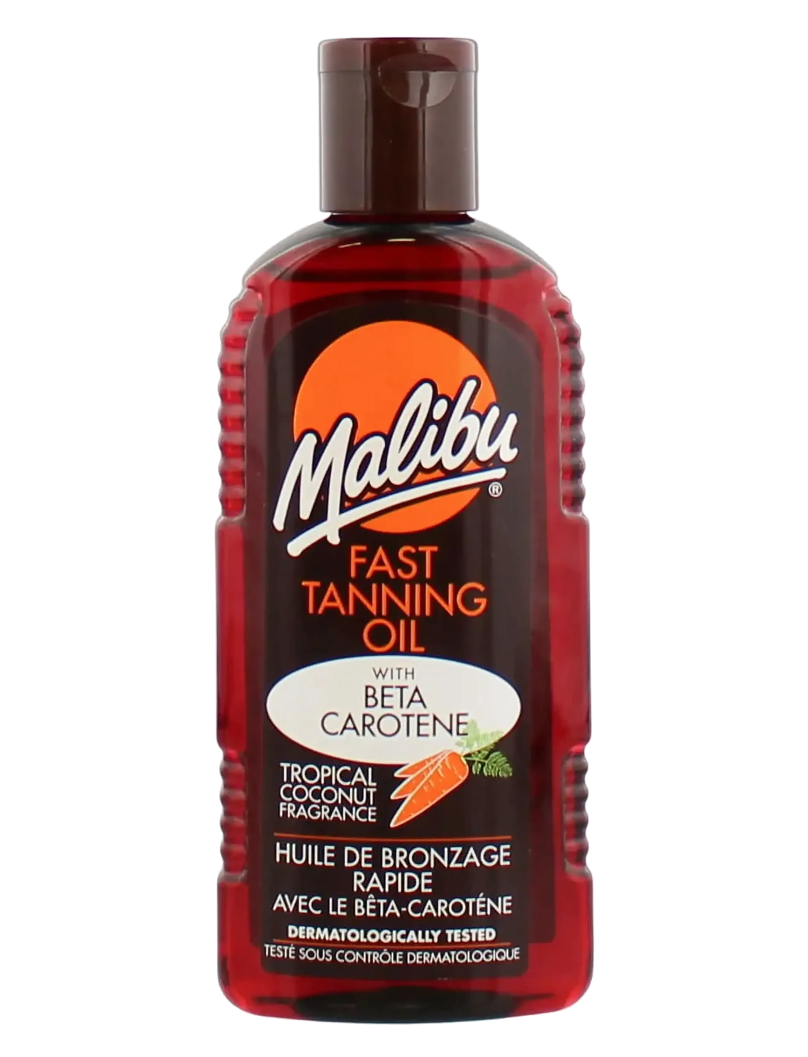 Malibu 200Ml Fast Tanning Oil Beta Carot, Lotion, Nude, Str: 200 ML