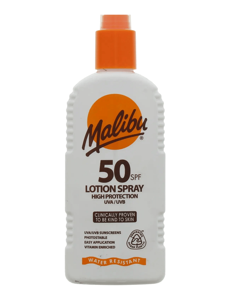 Malibu - MALIBU 200ML SPF 50 LOTION SPRAY - til ansigtet - transparent - 0