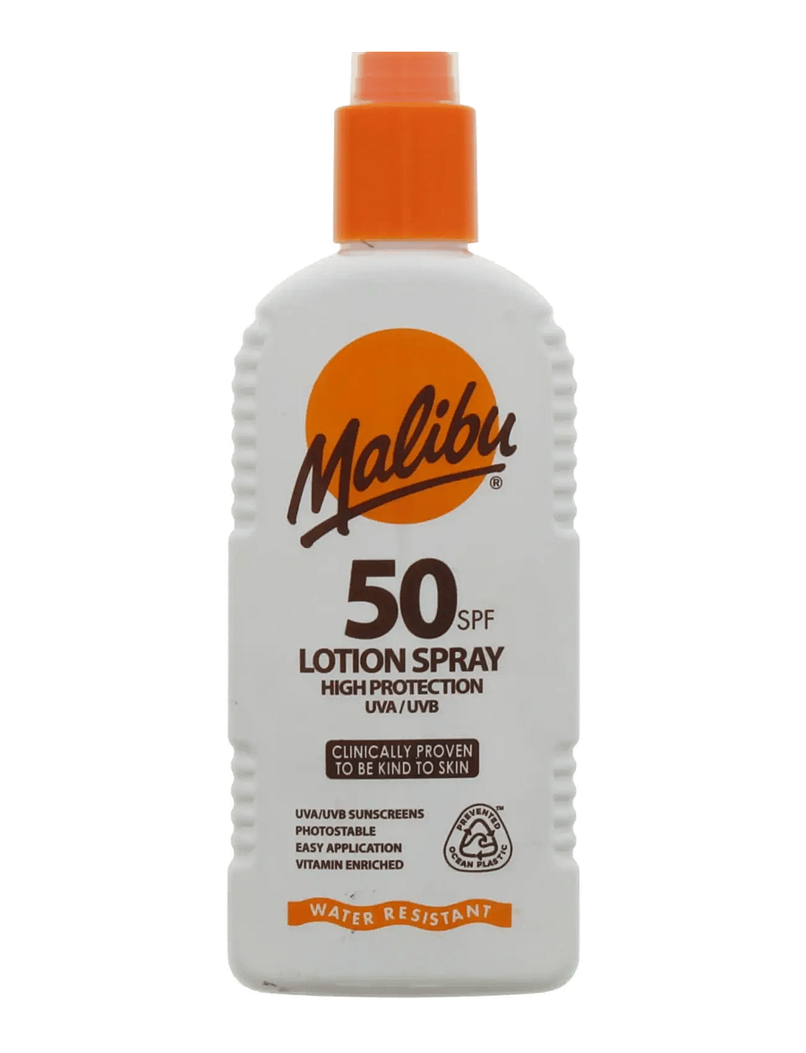 Malibu - MALIBU 200ML SPF 50 LOTION SPRAY - näole - transparent - 0