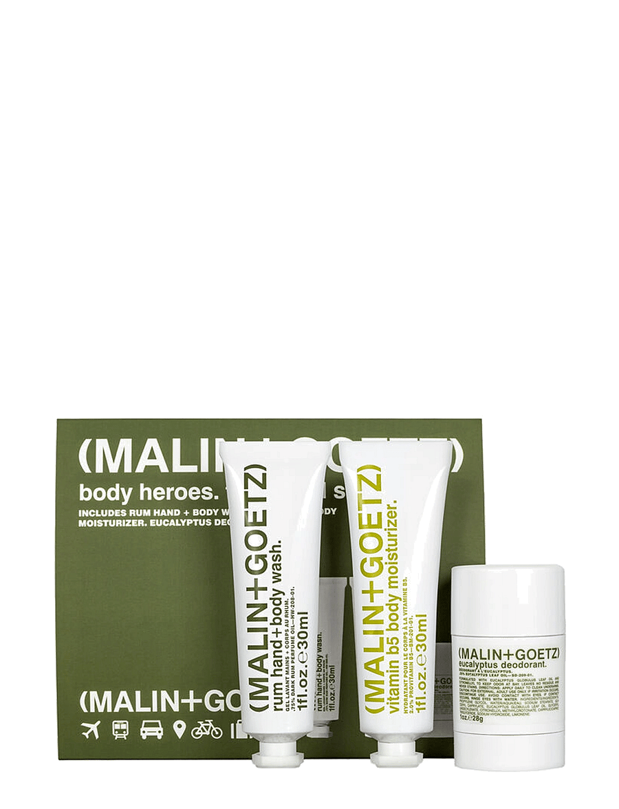 Malin+Goetz - Malin+Goetz Body Heroes Kit - sturtugel og olíur - no color - 0