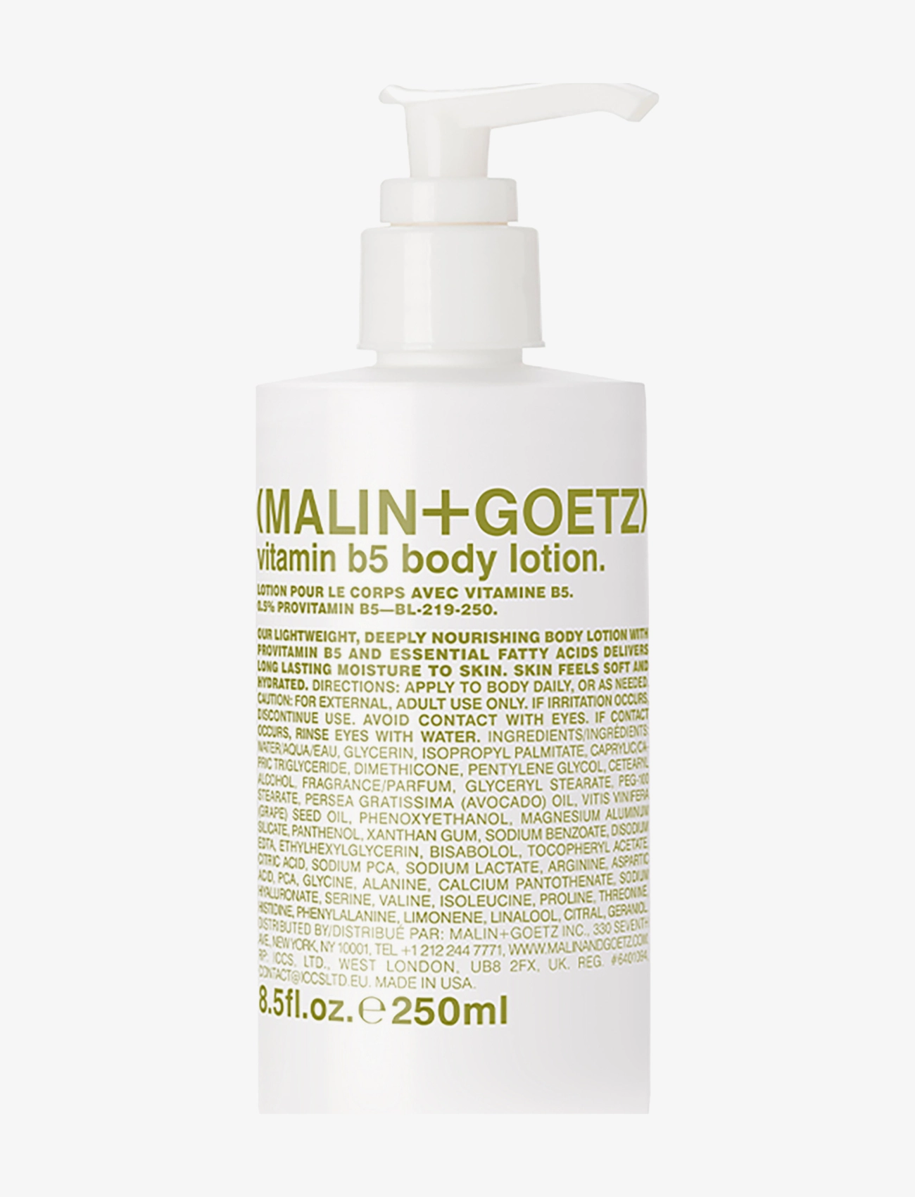 Malin+Goetz Vitamin B5 Body Lotion, 250ml, Nude, Kropspleje > Cremer & Lotions & Bodybutter, Dame