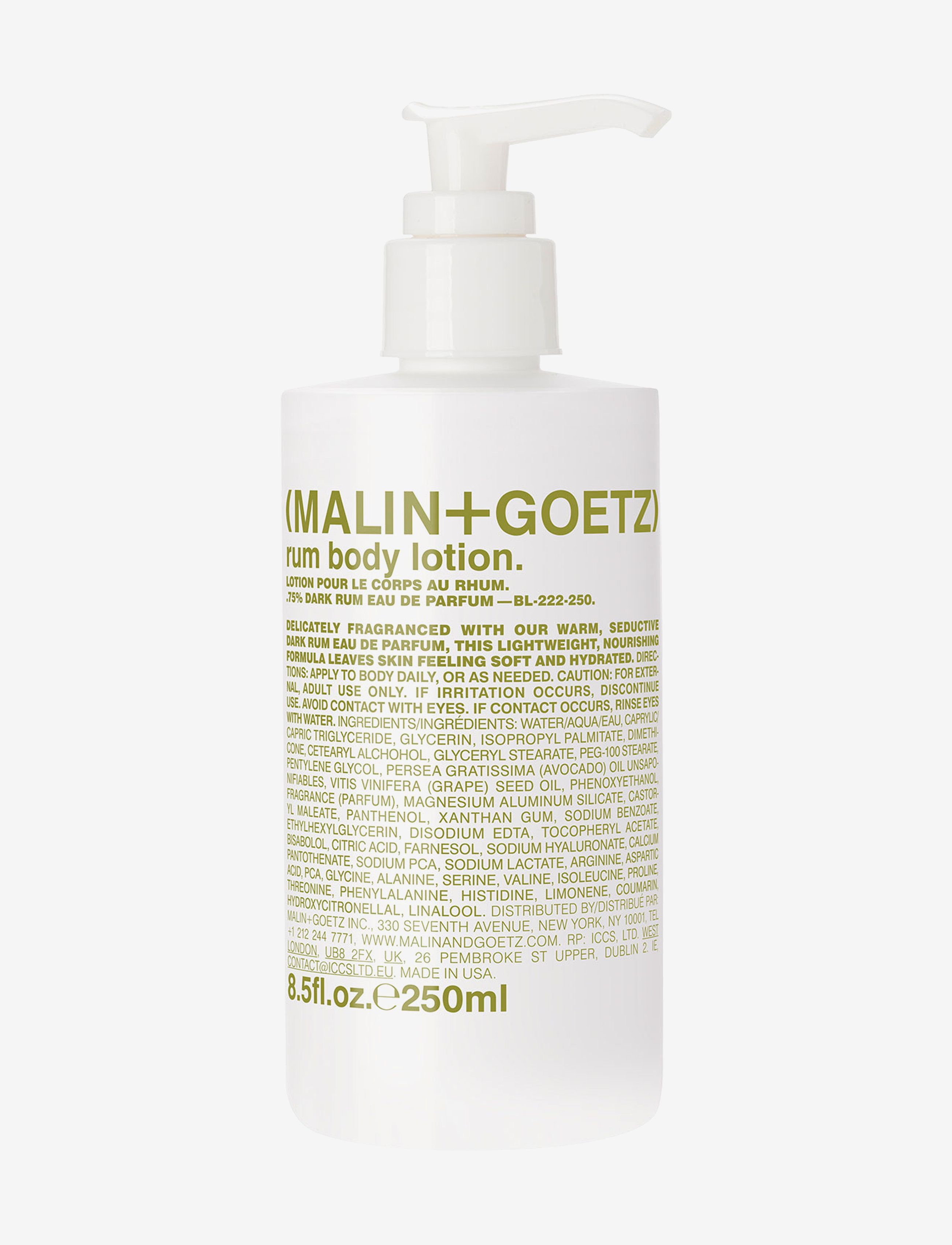 Malin+Goetz Rum Body Lotion, 250 ml, Nude, Kropspleje > Cremer & Lotions & Bodybutter, Dame