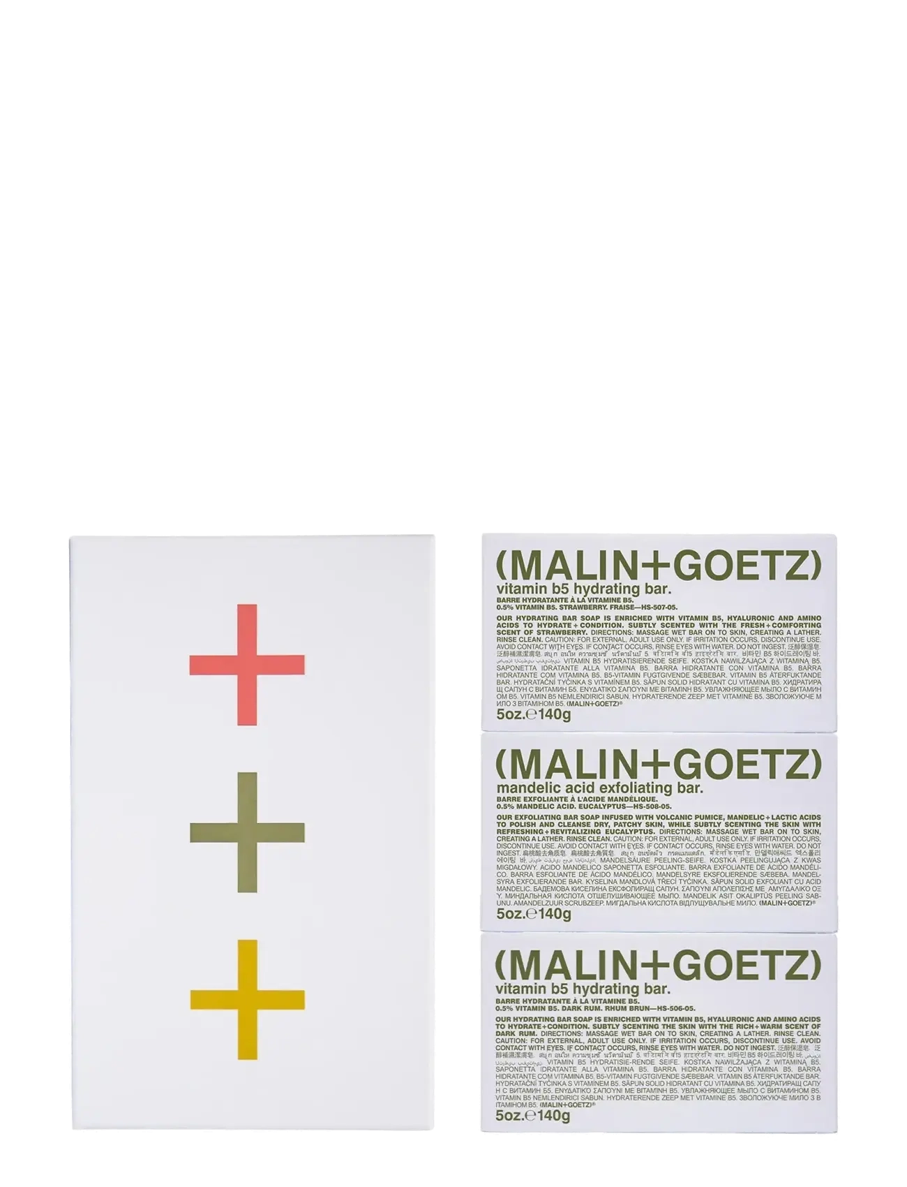 Malin+Goetz The Body Bar Trio., Sæbestykke, Nude, Str: 420 G