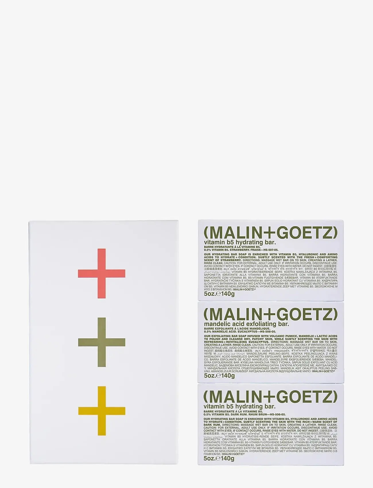 Malin+Goetz - The Body Bar Trio. - palasaippuat - clear - 0