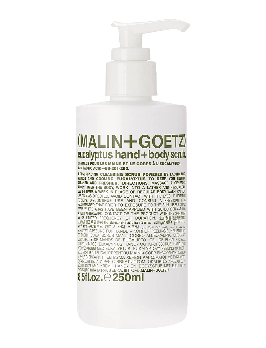 Malin+Goetz - Eucalyptus Hand + Body Scrub - skrúbbar - líkami - clear - 0