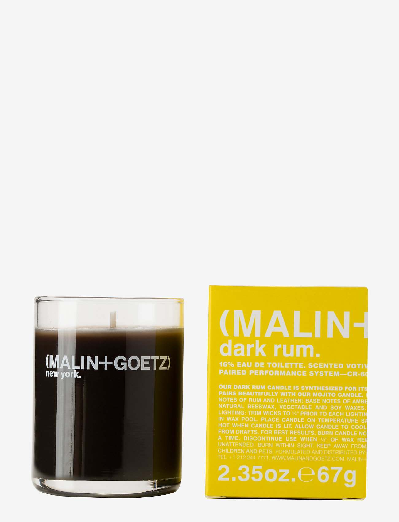 Malin+Goetz - Dark Rum Votive - duftlys - no colour - 0
